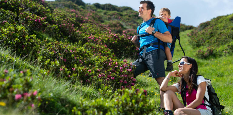 Wandergebiet Seiser Alm mit Familie