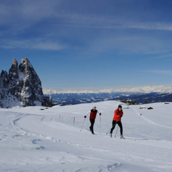 Langlaufen auf der Seiser Alm