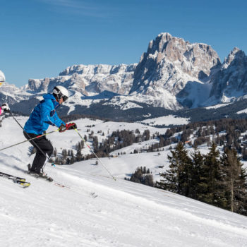 Anspruchsvolle Pisten - Skifahren auf der Seiser Alm