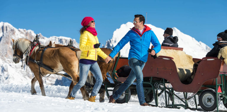 Winterwandern in den Dolomiten